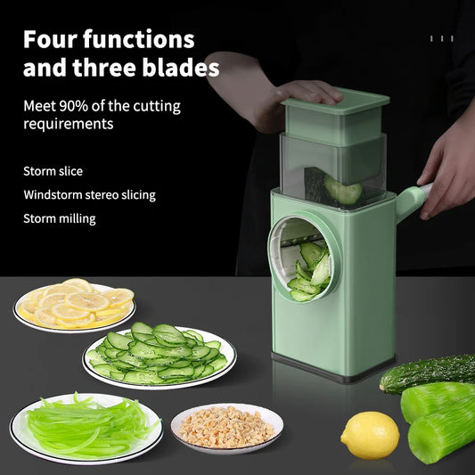 Multifunctional Vegetable Slicer Cutter Chopper Vegeta Graters Shredders Fruit Rotary handle Not Hurting Your Hands Kitchen Tool